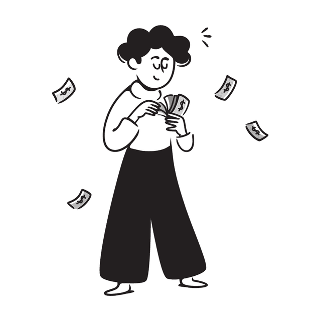 Complete studies and get paid illustration